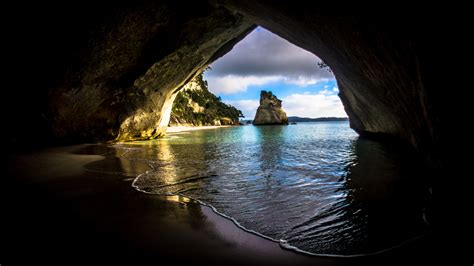 1920x1080 Cave On The Ocean Laptop Full Hd 1080p Hd 4k Wallpapers Images Backgrounds Photos
