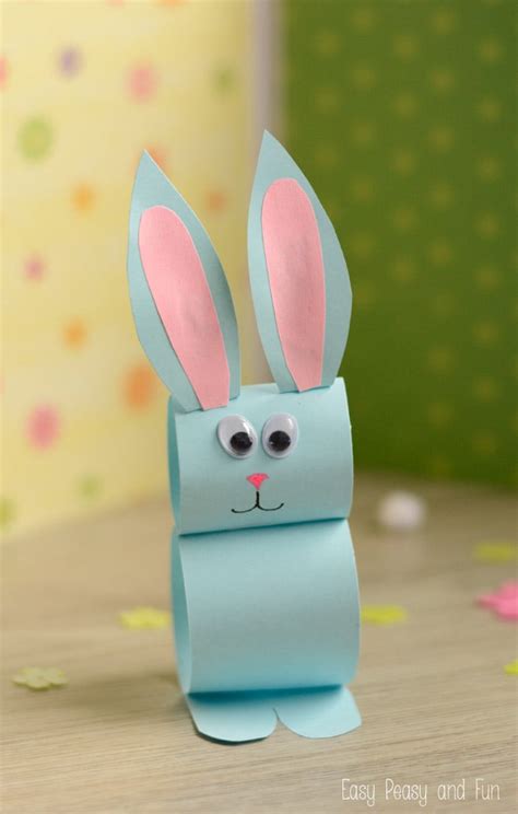 Paper Bunny Craft Easy Easter Craft For Kids Easy Peasy And Fun