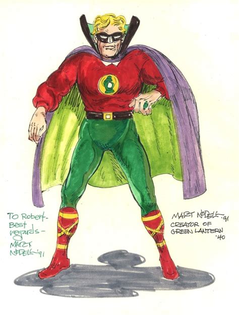 Golden Age Green Lantern In Robert Enyarts Commissions And Convention