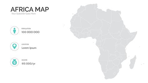 Editable Powerpoint Map Templates Africa