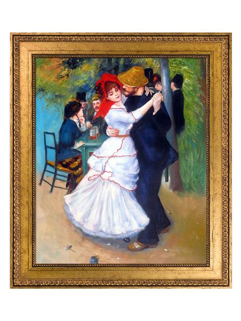 Overstock Art Dance At Bougival By Pierre Auguste Renoir Canvas