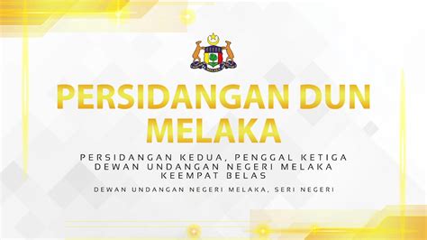 De wikipedia, la enciclopedia libre. Kerajaan Negeri Melaka - LANGSUNG Persidangan Kedua ...
