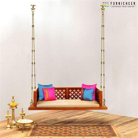 Solid Wood Handcrafted Indian Traditional Swingjhoola With Etsy