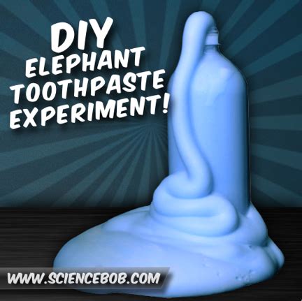 Elephant Toothpaste Experiment Sciencebob Com