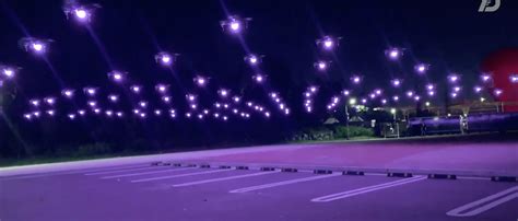 Amazing Night Led Light Drone Flashing Show For Corporate Events