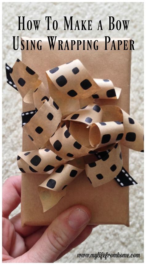They don't have edges, so it's hard to know where to fold your paper without wrinkling it or making the present look. Gifting With the Perfect Bow | Gift wrapping bows, Diy ...