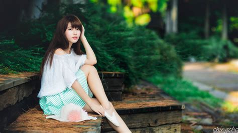 Cute Asian Girl Photography Summer Ultra Hd Desktop