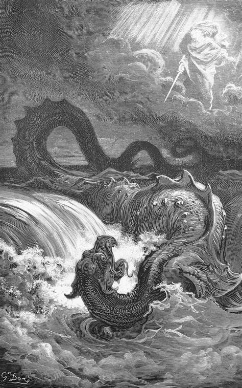 Leviathan From Artist Gustave Dore In 2019 Gustave Dore Art