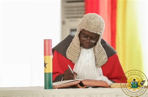 Akuffo has been a judge of the supreme court of ghana for the past two decades. Nana Addo swears in Anin Yeboah as 14th Chief Justice of Ghana