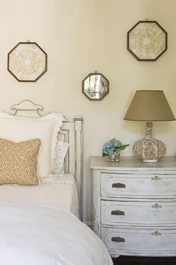 A white bedroom allows you to keep on track with neutral colors while giving you something that choosing something with those deep wood tones for your bed frame will set off your white duvet with white walls and white furniture, it's important to add a little pattern to your french bedroom. Suzie: Elegant, chic bedroom Cream ivory paint wall colors ...