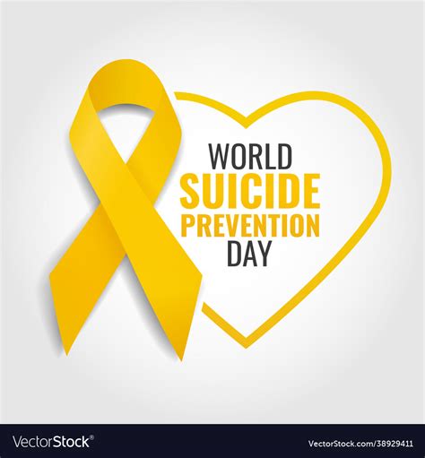 World Suicide Prevention Day Royalty Free Vector Image