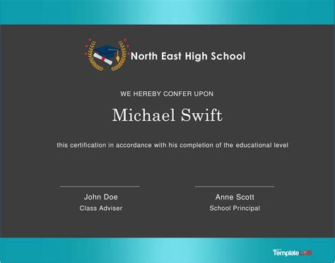 Free Printable High School Diploma Templates Pdf Word With Seal