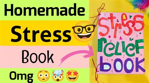 Diy Stress Book🤩🤯 Homemade Stress Relief Bookhow To Make Stress Relief Book At Home 🥰 Asmr