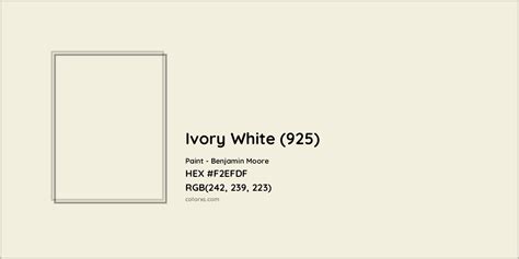 Cc 130 Ivory White By Benjamin Moore Ubicaciondepersonascdmxgobmx