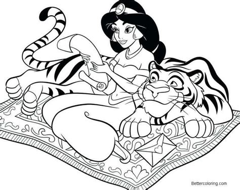 Baby Disney Princess Coloring Pages Jasmine Free Printable Coloring Pages