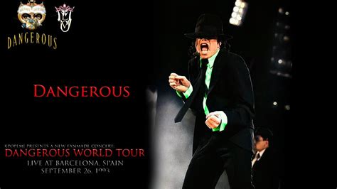 DANGEROUS Dangerous World Tour Fanmade Michael Jackson YouTube
