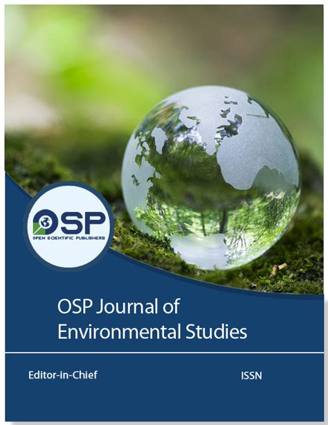Journal Of Environmental Science Environmental Studies Osp Journals