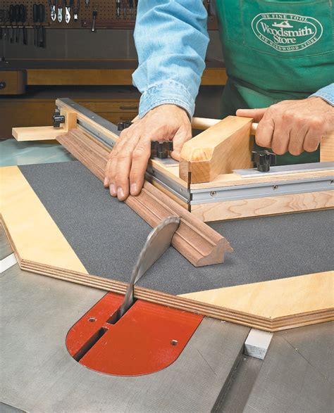 Table Saw Miter Sled Woodworking Project Woodsmith Plans