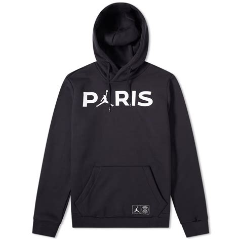 Jordan x Paris Saint-Germain Hoody Black & White | END.