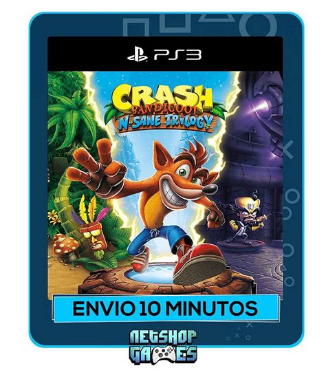 Crash Bandicoot Trilogy Ps3 Midia Digital Netshop Games Loja