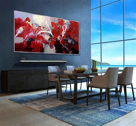 Contemporary Panoramic Palette Knife Painting Extra Large Abstract