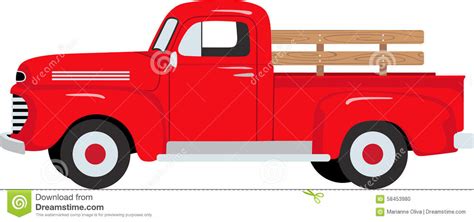 Old Red Truck Clipart Clip Art Library