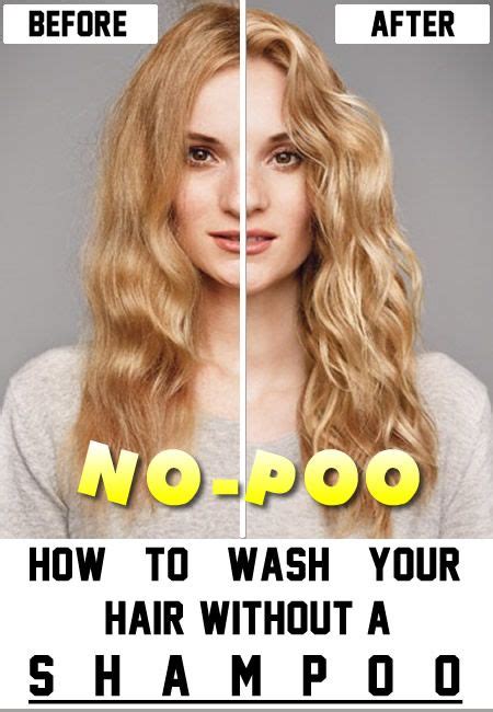 How To Wash Your Hair Without A Shampoo Method No Poo Goods From