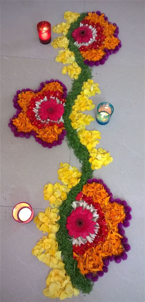 25 Beautiful and Easy Rangoli Designs for Diwali - Indiamarks Mother's day card 2020, mother's day flower greeting card.