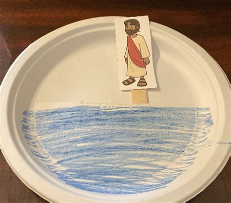 Jesus Walks On Water Kids Craft