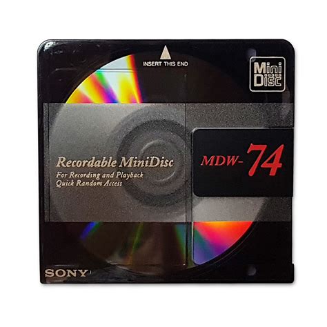 Sony Minidisc Mdw 74 Minutes Retro Style Media