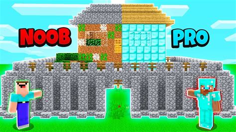 Minecraft Battle Noob Vs Pro Castle House In Minecraft Youtube