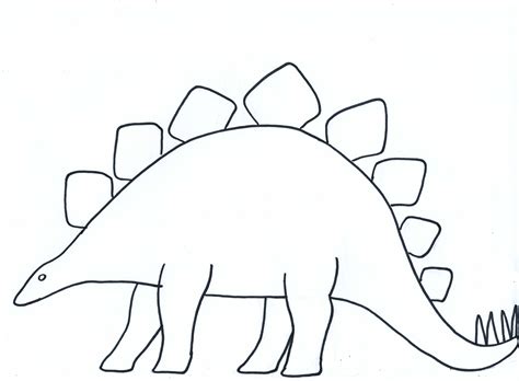 Dinosaur Outline Printable