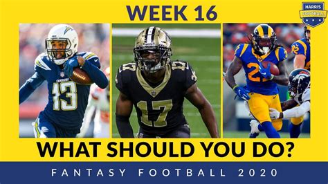 Week 16 Fantasy Football We Discuss Keenan Allen Darrell Henderson And More Plus Draftkings