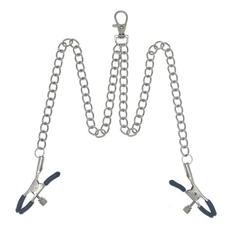 Key Clip Chain Nipple Clamps Clit Pincher Nipple Clip On Sex Bondage Boob Clitoris Clamp Clips