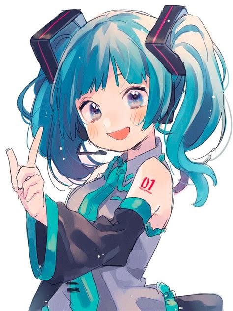 Namco Museum Blue Haired Girl Mikuo Miku Chan Character Design Girl