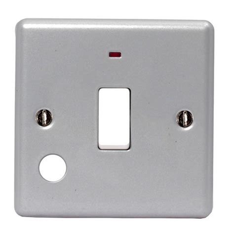 Bew Direct Bg Metal Clad 20 Amp Double Pole Switch With Neon And Flex
