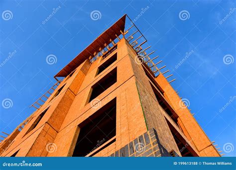 Multi Story Wood Frame Residential Building Stock Photo Image Of