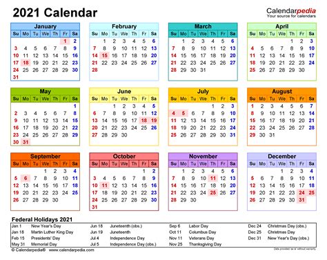 Excel 12 Month Calendar 2021 Download A Free Printable 2020 Yearly