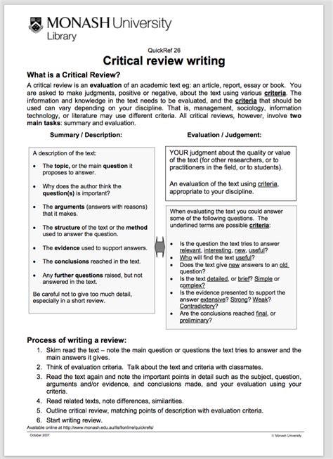 What Is A Critical Review Essay Telegraph