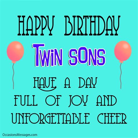Top 150 Birthday Wishes And Messages For Twins