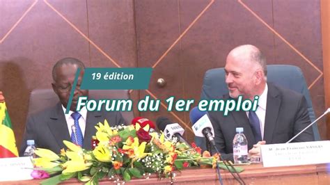 19ém édition Forum du 1er emploi - Discours de Mr Dionne ...