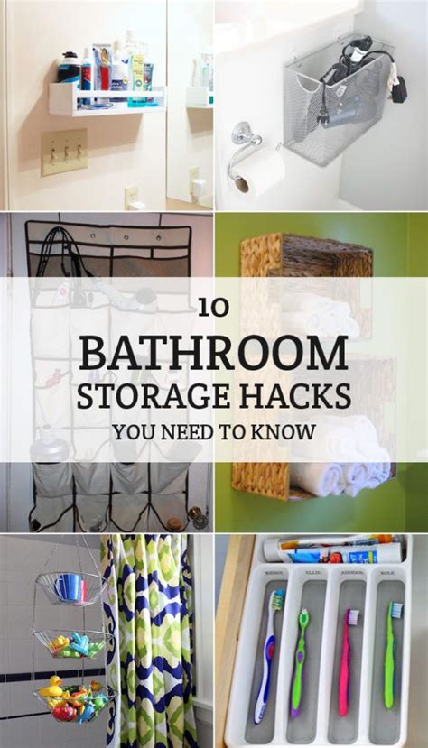 10 bathroom storage hacks you need to know bathroom storage hacks storage hacks bathroom storage