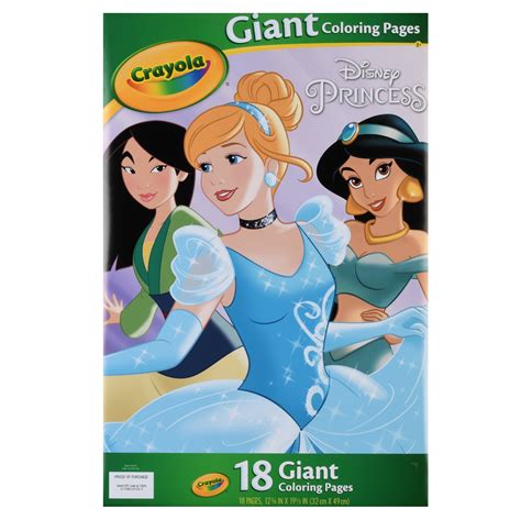 School Binder Crayola Disney Fairies 18 Giant Coloring Pages Floor Pad