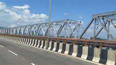 Brahmaputra Bridge Assam India Youtube