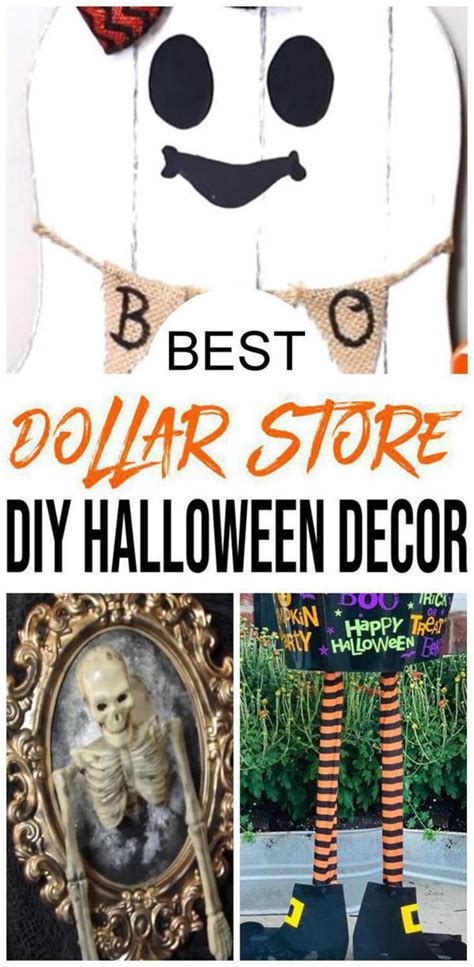 Diy Dollar Store Halloween Decorations Ideas And Hacks