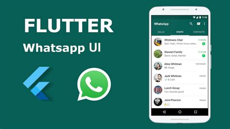 Flutter Whatsapp Clone From Scratch Ui Part 1 Darija Youtube