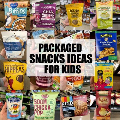 60 Healthy Packaged Snacks For Kids For School Or Home