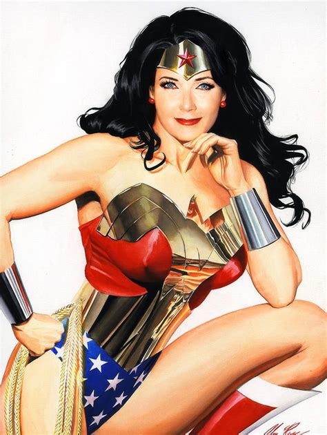 Lynda Carter Wonder Woman Comic Wonder Woman Art Wonder Women Alex Ross Gal Gadot