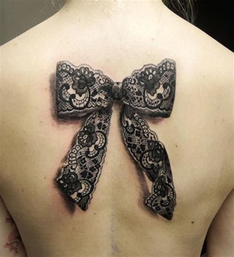 Unveiling 60 Alluring Lace Tattoos For Women Art And Design Lace Bow Tattoos Lace Tattoo