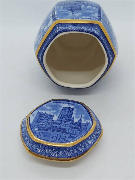 Ringtons Tea Caddy Ceramic Lidded Dish By Wade Potteries Etsy